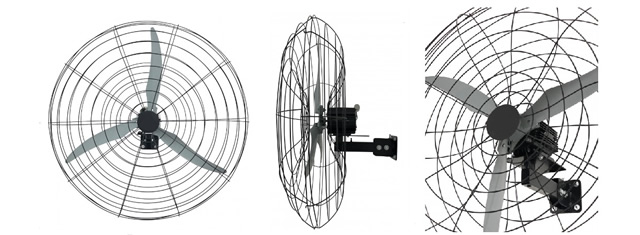 ventilador parede industrial